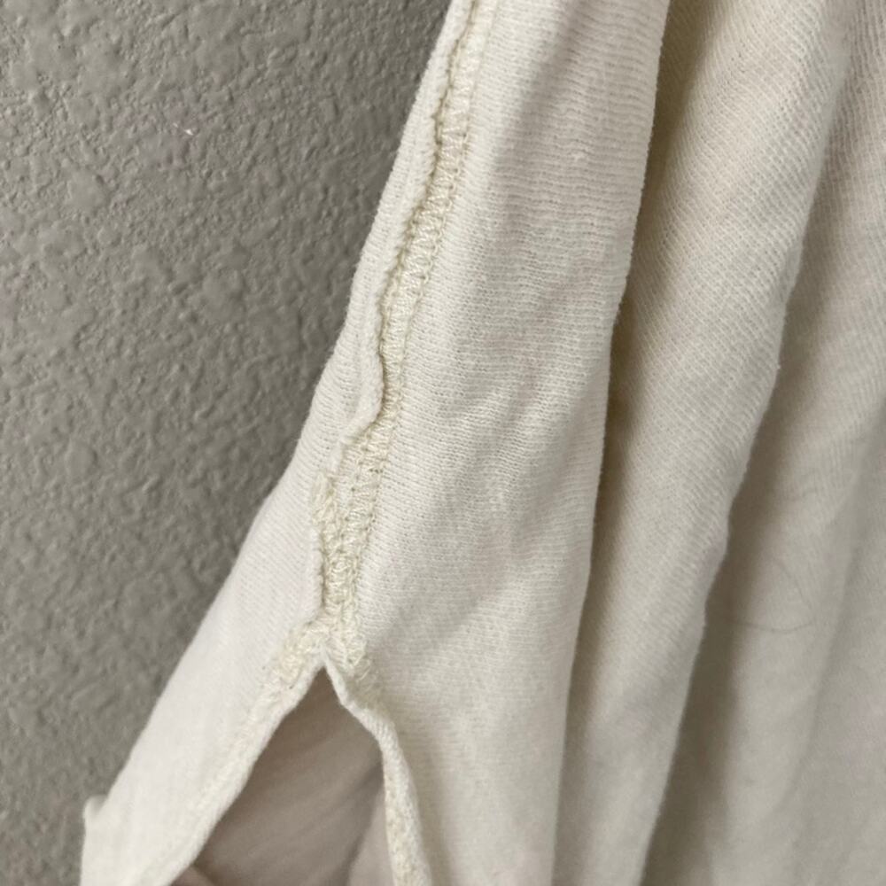 Anthropologie Bordeaux Noelie Cream V-Neck Dolman Top Large - Picture 3 of 6